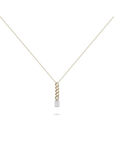 Cuban Link Diamond Emerald Pendant Necklace online