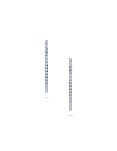 Long Diamond Linear Drop Earrings Comparez et commandez 