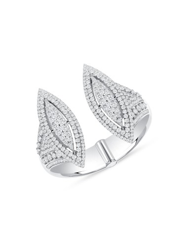 Wide Open Diamonds Cuff Bracelet Pour