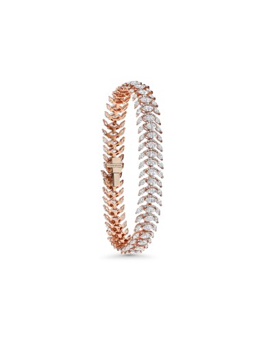 Diamond Feather Link Bracelet le concept de la Pate a emporter 