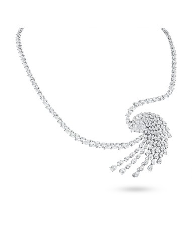 The Helix Diamond Statement Necklace Venez acheter