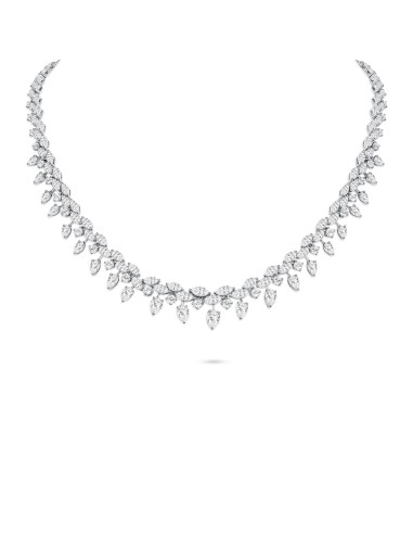 Mix Cut Diamond Statement Necklace En savoir plus