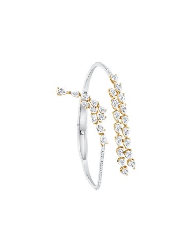 Deux Tons Poire Diamond Bracelet offre 