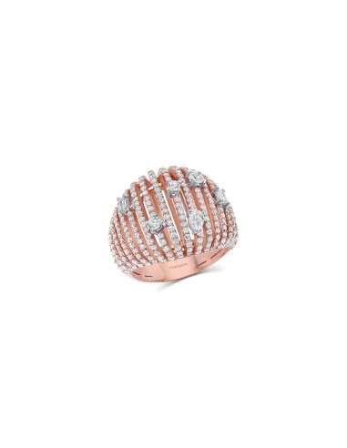 Two-tone Mirrored Band Diamond Ring le concept de la Pate a emporter 