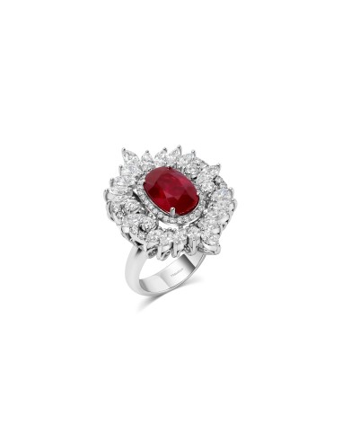 The Ruby & Diamond Statement Ring Comparez plus de prix