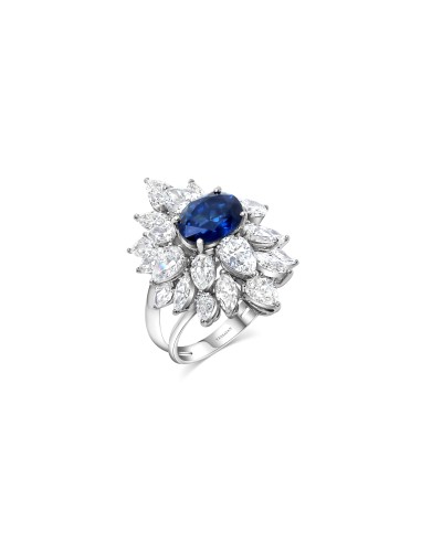 The Sapphire & Diamond Statement Ring le concept de la Pate a emporter 