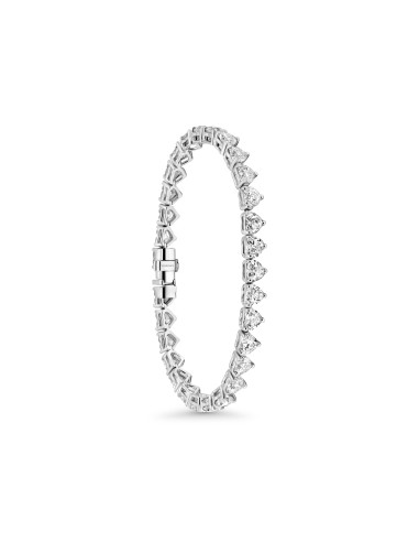 East-West Heart Shape Diamonds Tennis Bracelet Profitez des Offres !