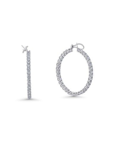 Alamasaty Diamond Hoop Earrings Economisez 