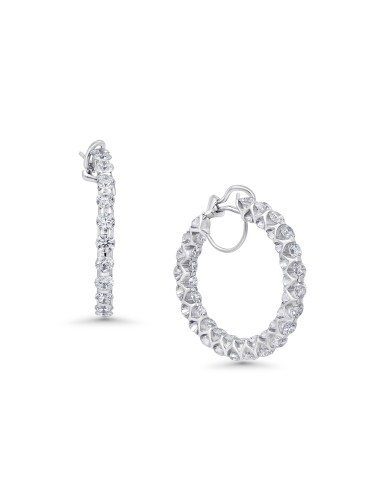 Alamasaty Diamond Hoop Earrings à prix réduit toute l'année