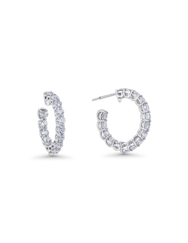 Alamasaty Diamond Hoop Earrings Toutes les collections ici