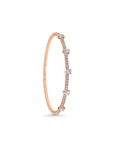 Almasaty Pear & Round Diamond Link Bracelet sur le site 