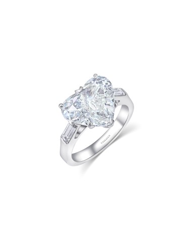 Almasaty 7.01 Carats Certified Heart Cut Solitaire Diamond Ring commande en ligne