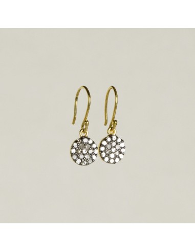 Diamond Disc Drop Earrings vous aussi creer 