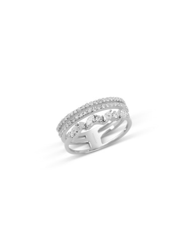 Trio-Band Marquise & Round Diamond Ring store