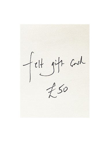 £50 felt Gift Card d'Europe débarque