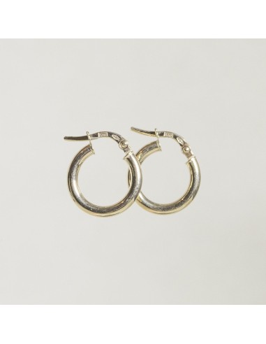 Small Round Edged Hoops en stock