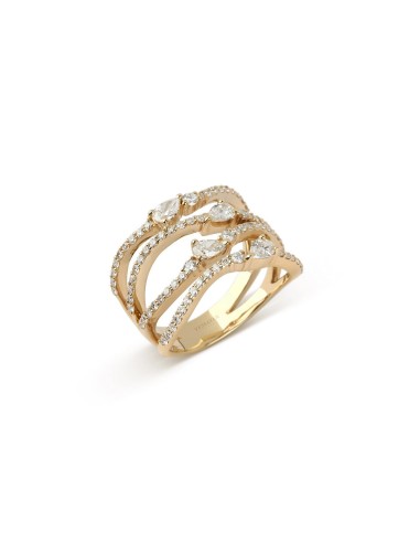 Pear & Round Diamond Ring Venez acheter