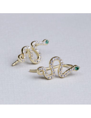 Snake Pave Earrings en stock