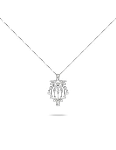 Diamond Chandelier Necklace destockage