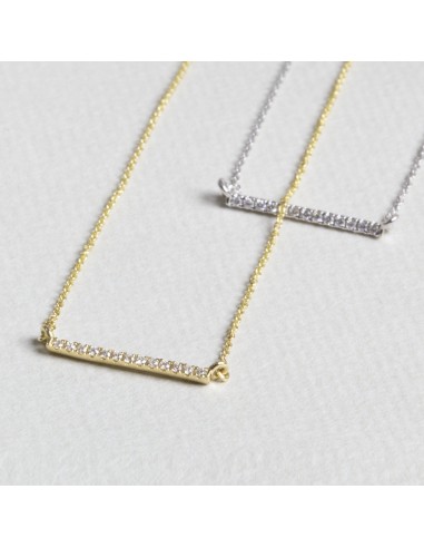 Linear Bar Diamond Necklace 50% de réduction en Octobre 2024