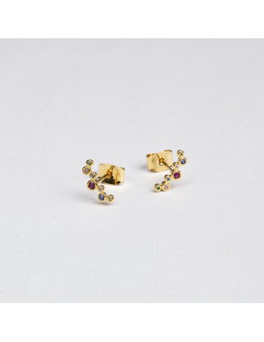 Multicolour Bubbly Stud Earrings Faites des économies