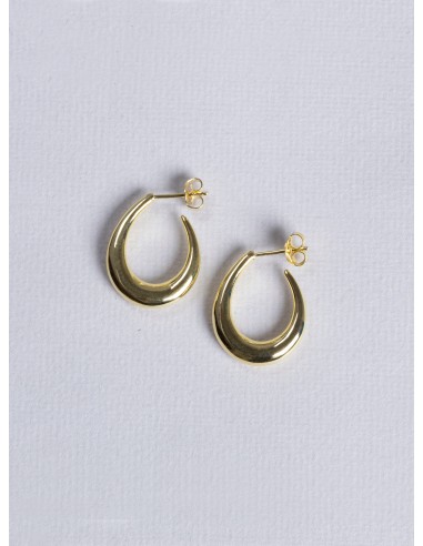 Gold Oval Hoops sur le site 