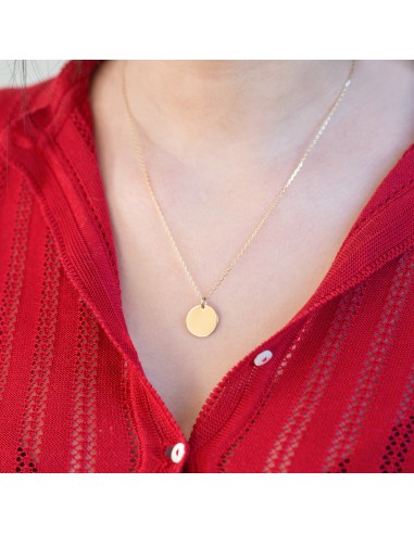 Gold Disc Necklace 2 Les êtres humains sont 