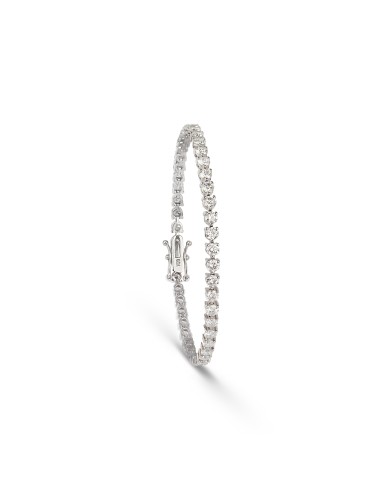 4.91 Diamond Three prong Tennis Bracelet de France