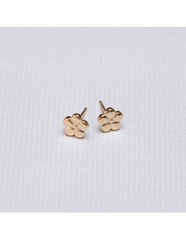 9ct Gold Cherry Blossom Flower Stud Earrings Paris Déstockage Promo