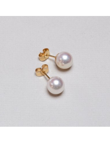 Vintage Asprey Pearl Stud Earrings Pour