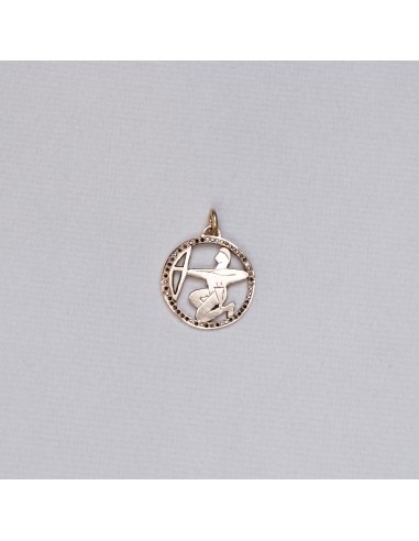 Vintage Sagittarius Charm Pendant with Black Diamonds ouvre sa boutique