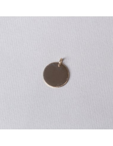 9ct Gold Disc Pendant Charm (Medium) est présent 