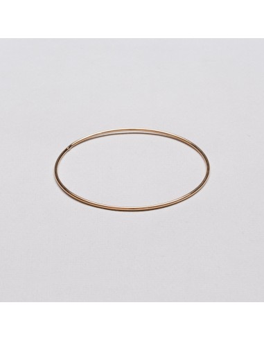 Thin 18ct Gold Bangle Bracelet en linge