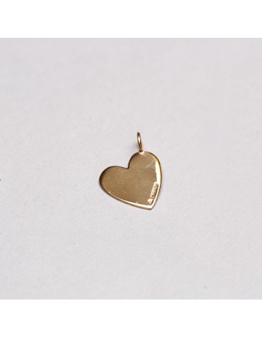 9ct Gold Heart Pendant Charm offre 