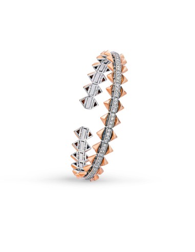 Okre by Yessayan - Spike Rose Gold & Diamond Bracelet la livraison gratuite