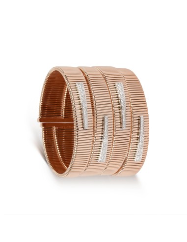 Striped Diamond Cuff Bracelet l'achat 