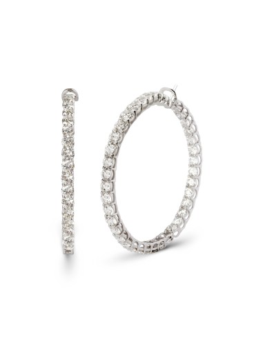 Inside-Out Diamond Big Hoop Earrings 2023