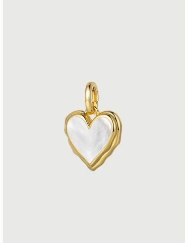 Mother of Pearl Heart Pendant Charm votre restaurant rapide dans 