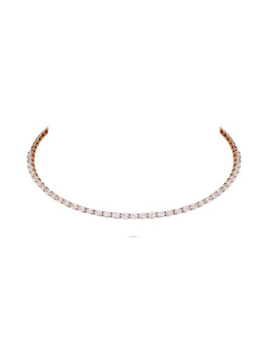 Oval Diamond Linear Choker Les magasins à Paris et en Île-de-France