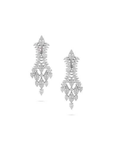 Diamond Chandelier Earrings la colonne vertébrale