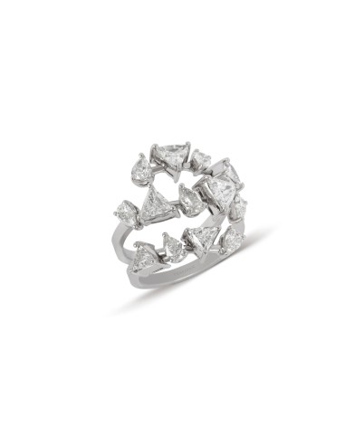 Trio Band Multi-Shape Diamond Ring pour bénéficier 